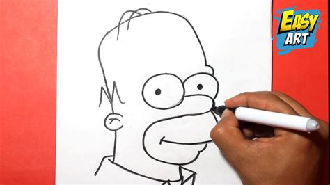 How To Draw Homer Simpson Como Dibujar A Homero Los Simpson Youtube