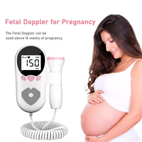 Ultra Som Doppler Instrumento De Monitoramento Do Ritmo Card Aco Fetal