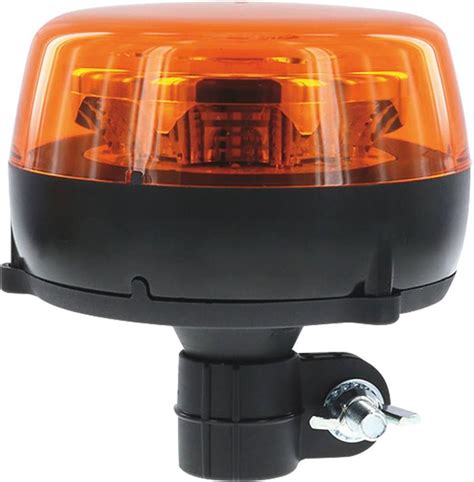 Gyrophare Led Rotatif Sur Tige Orange Cea