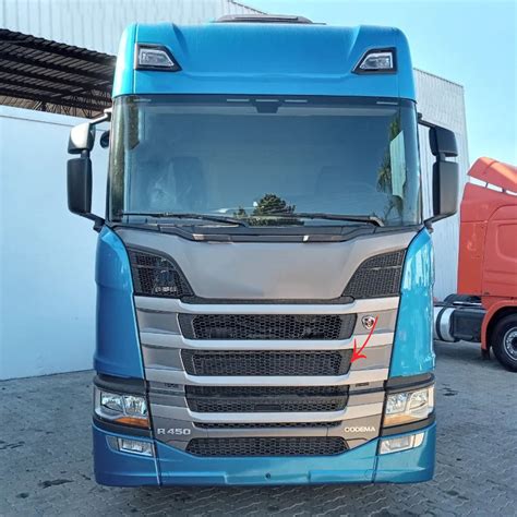 Tela Grade Frontal Superior para Caminhão Scania NTG Após 2019 Vão Superior