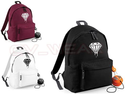 Dripping Diamond Backpack Bag Wasted Dope School Tumblr Fashion Swag