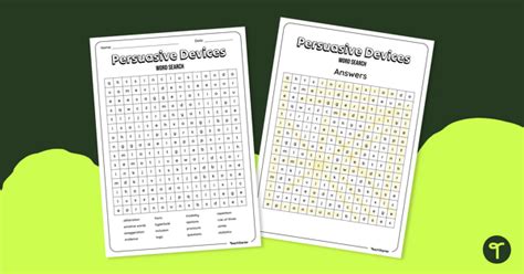 Word Searches For Teachers Teach Starter