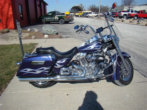 2002 Harley Davidson FLHRSEI Screamin Eagle Road King Purple And