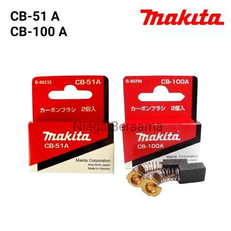 Carbon Brush CB 51 A Makita CB 100 A Sepul Arang Bor Isi 2 Pcs Lazada