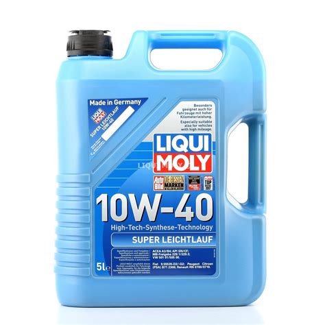 Olio Motore LIQUI MOLY Leichtlauf Super 10W40 5l 9505 AUTODOC Prezzo