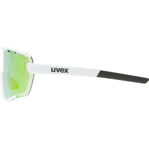 Uvex Sportstyle 236 Set White Mat Mirror Green Sportbrillen Uvex Sports