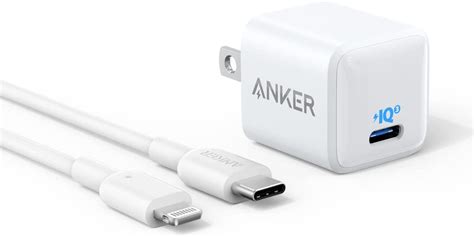 Amazon.com: USB C Charger Block 20W, Anker 511 Charger ( Nano ), PIQ 3. ...