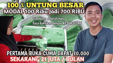 UNTUNG BERSIH 200 MODAL 100 UNTUNG 600 RIBU IDE BISNIS UNTUNG