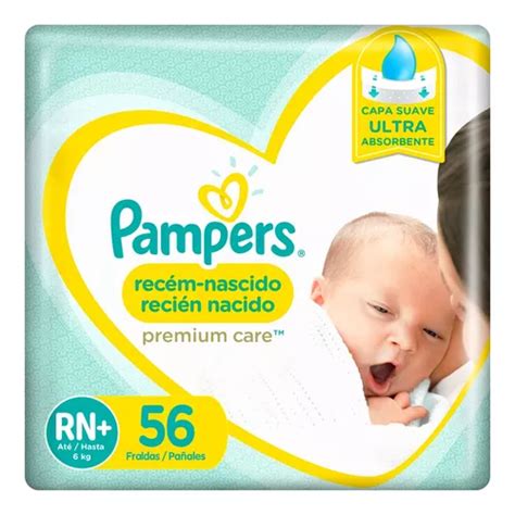 Pañales Pampers Premium Care Recién Nacido Rn 56 U Envío Gratis