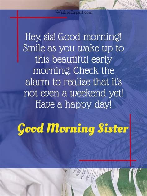 30 Good Morning Sister Messages And Wishes