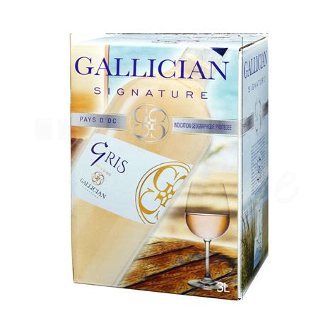 BIB 3 Litres Rosé Gris Gallician La Cave Lavalloise à LAVAL 53 en Mayenne