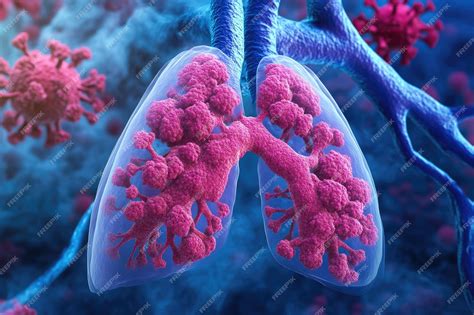 Detailed Stages Of Lung Cancer Progression For Educational Purposes