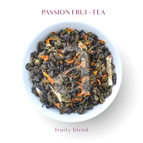 Jual Passion Frui Tea Green Tea Daun Teh Utuh Passion Green Tea