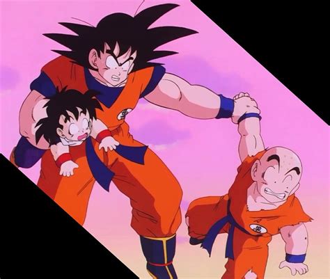 Goku Saving Krillin And Gohan Edited By Me Anime Dad Goku