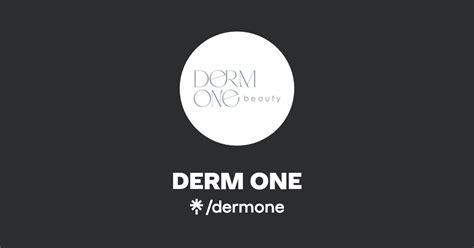 Derm One Skincare Instagram Facebook Linktree