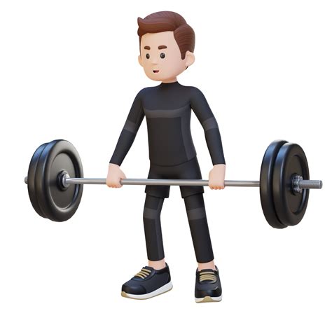 3d Sportsman Character Building Strength And Power With Deadlift Workout 24999795 Png