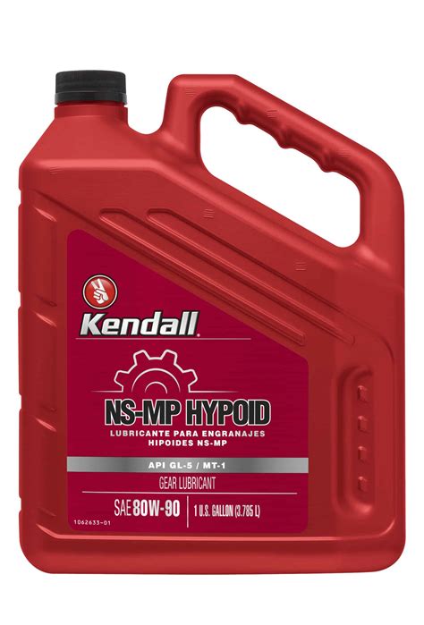 Kendall NS MP Hypoid Gear Lubricant 80W90 Oil And Energy