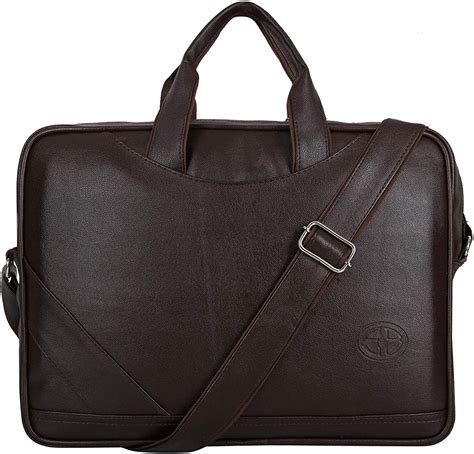 Storite Pu Leather Inch Laptop Messenger Organizer Bag Shoulder