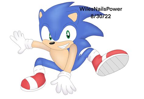 Sonic Pose Practice By Wilesnailspower On Deviantart