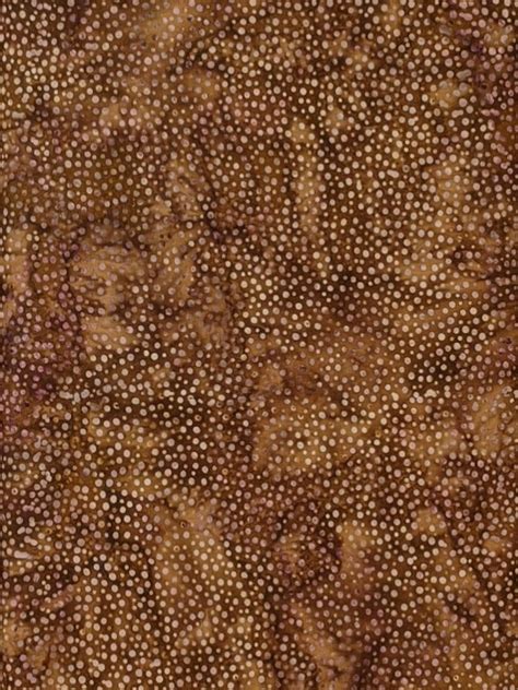 Hoffman California 885 108 Chocolate Bali Dots Watercolor Blender Batik Dot Fabric Deep Medium