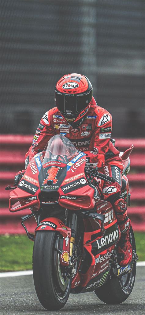 Francesco Bagnaia Lenovo Ducati MotoGP Sports Aesthetic Wallpaper