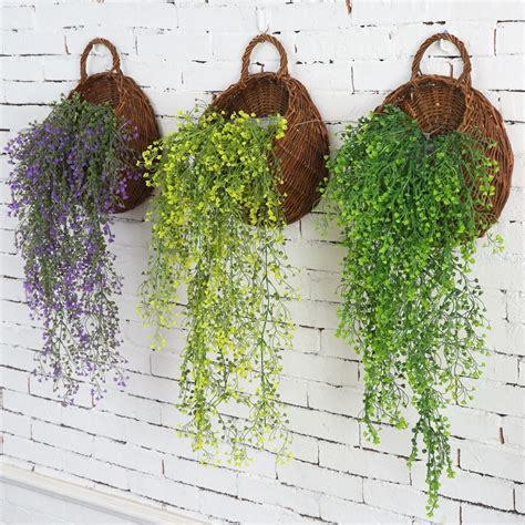 200pcs Wall Hanging Artificial Rattan Artificial Plants Plastic Vines