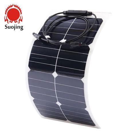 Sunpower Solar Panel Flexible W W W V V Mini Small Etfe