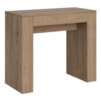 Consolle Allungabile 90x42 198 Cm Effetto Legno Quercia Natura Modem