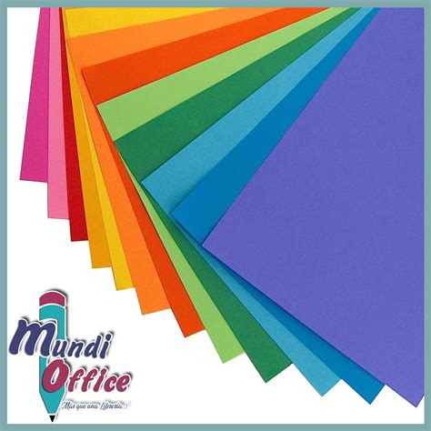 PLIEGO PAPEL BOND COLOR 75GR 67 X 87 Cm Mundi Office