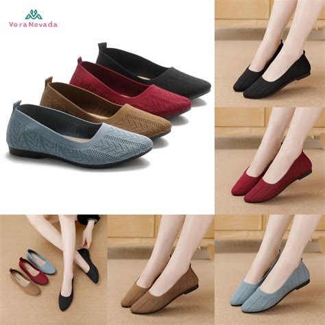 Jual Vera Nevada Sepatu Flat Slip On Wanita Shoes A Shopee Indonesia