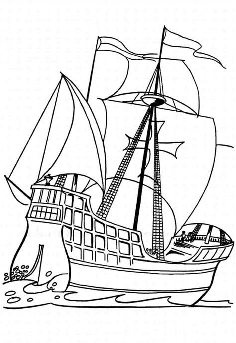 Navios Para Pintar - Desenhos de Navio para Colorir e Pintar - Tudo Para Colorir