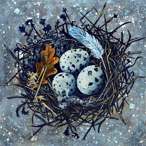 Birds Nest Painting Bird Nests Art Bird Nest Craft Nest Art Bird