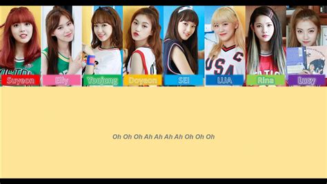 WEKI MEKI I Don T Like Your Girlfriend Color RomEngInd Lyrics