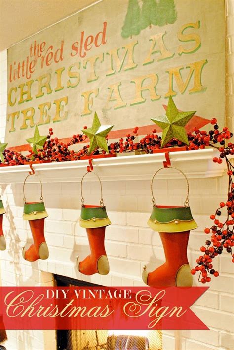 DIY Vintage Christmas Sign | Christmas signs diy, Vintage christmas sign, Christmas soap gift