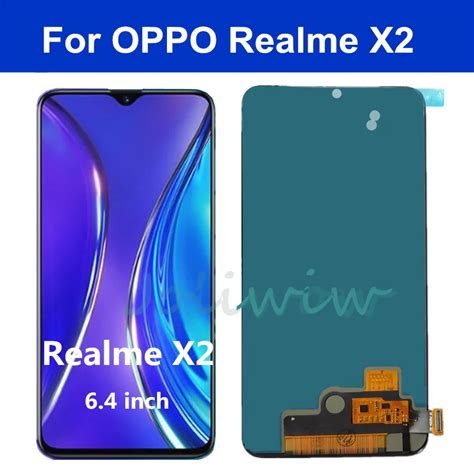 6 4 For OPPO Realme X2 LCD Display Touch Screen Digitizer Assembly