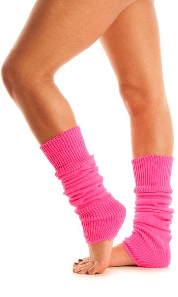 Jambières de danse rose fluo Accessoires Bas et collants Netbootic