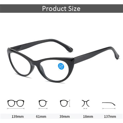 Womens Cat Eye Reading Glasses Vintage Classic Eyeglasses Ladies Blue Light Ebay