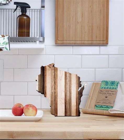 Wisconsin Charcuterie Board Wisconsin Shaped Cutting Board