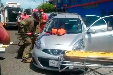 Beb Sale Disparada De Auto Tras Impactarse Con Otro Veh Culo