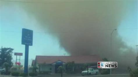 The Original Weather Blog: Large Dust Devil Caused Structural Damage in Las Vegas Yesterday...