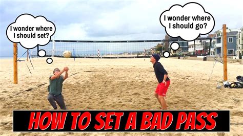 Beach Volleyball Tutorial Setting Mistakes You Re Making On A Bad Pass Youtube