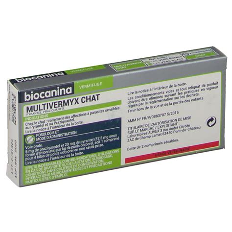 Biocanina Multivermyx Chat 2 Pc S Redcare Pharmacie