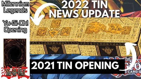 Yu Gi Oh 2021 Tin Of Ancient Battles Opening NEW 2022 Tin Of The