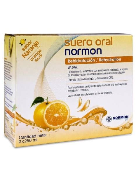 Suero Oral Normon Sabor Naranja 250 Ml 250 Ml