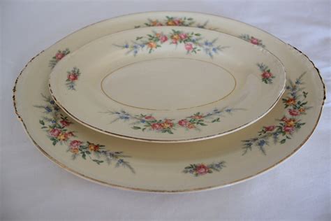 Homer Laughlin Eggshell Nautilus Serving Platters