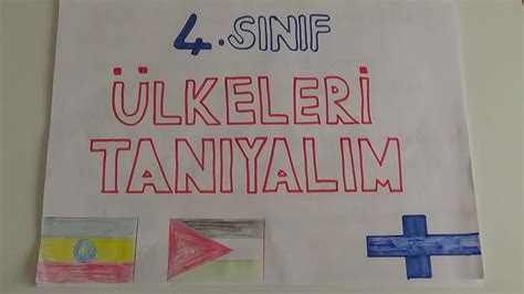 Sinif Lkeler Taniyalim Youtube