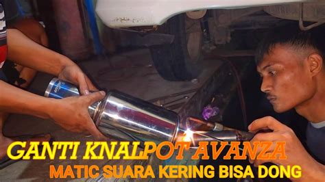 Ganti Knalpot Toyota Veloz Matic Suara Ngebass Kering Anti Ngempos