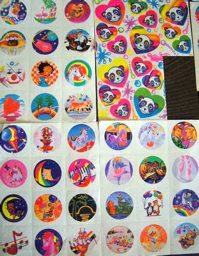 Vintage Lisa Frank Stickers Kept In A Very Old Collectors Flickr