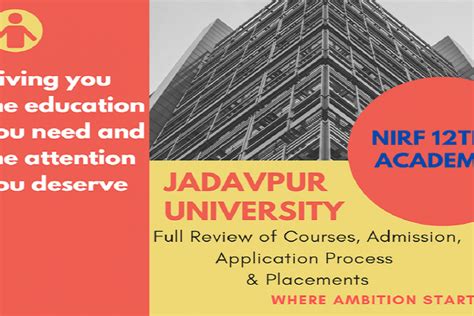 Jadavpur University (UG): Full Review of Application Process