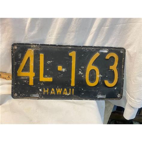 Hawaii license plate